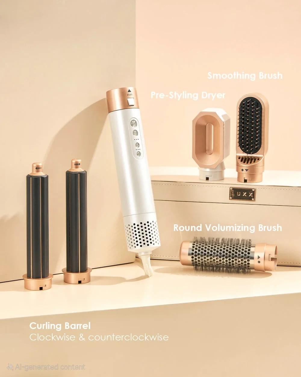 Air Pro™ 2 Pearl White 6-IN-1 AIRWRAP Hair Styler