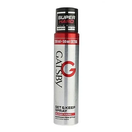 Gatsby Super Hard Level 4 Hair Spray 250Ml